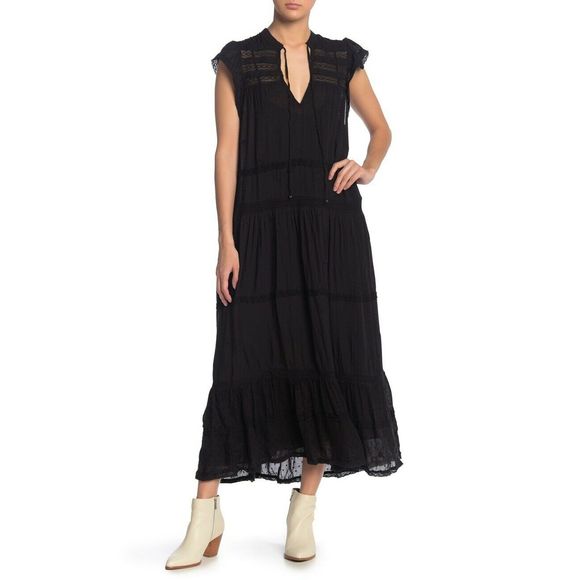 free people midnight midi dress